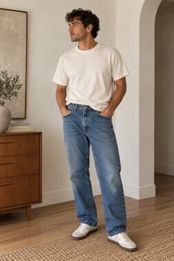 Levi’s 550 Relaxed Fit Jeans W34 L32 Vintage Medium Wash Denim ✨
